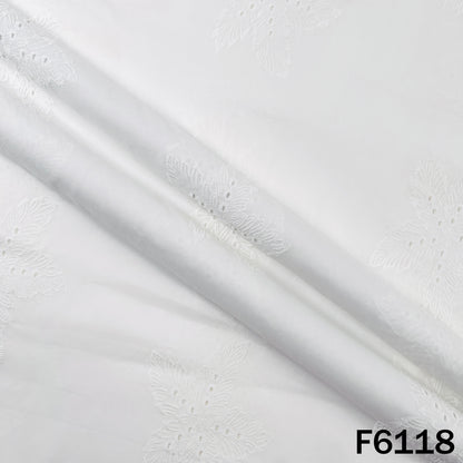 Chikankari Cotton Fabric - F6118
