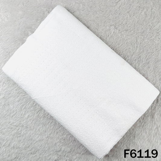 Chikankari Cotton Fabric - F6119