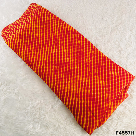 Leheriya Print Georgette Fabric- F4557