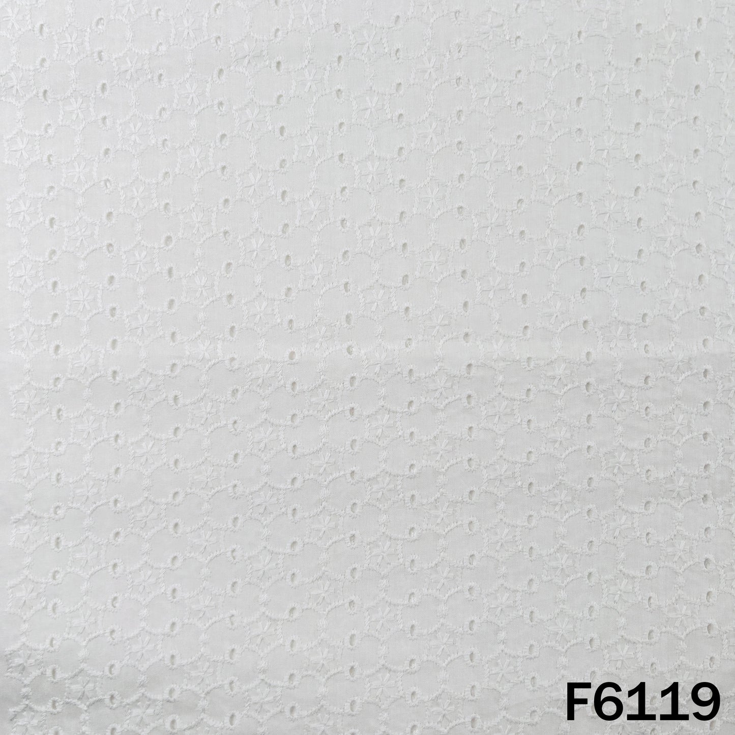 Chikankari Cotton Fabric - F6119