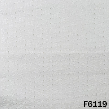 Chikankari Cotton Fabric - F6119