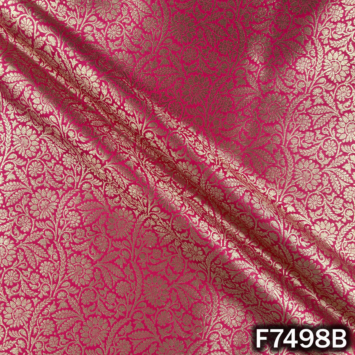 Banarasi Brocade Silk Fabric - F7498