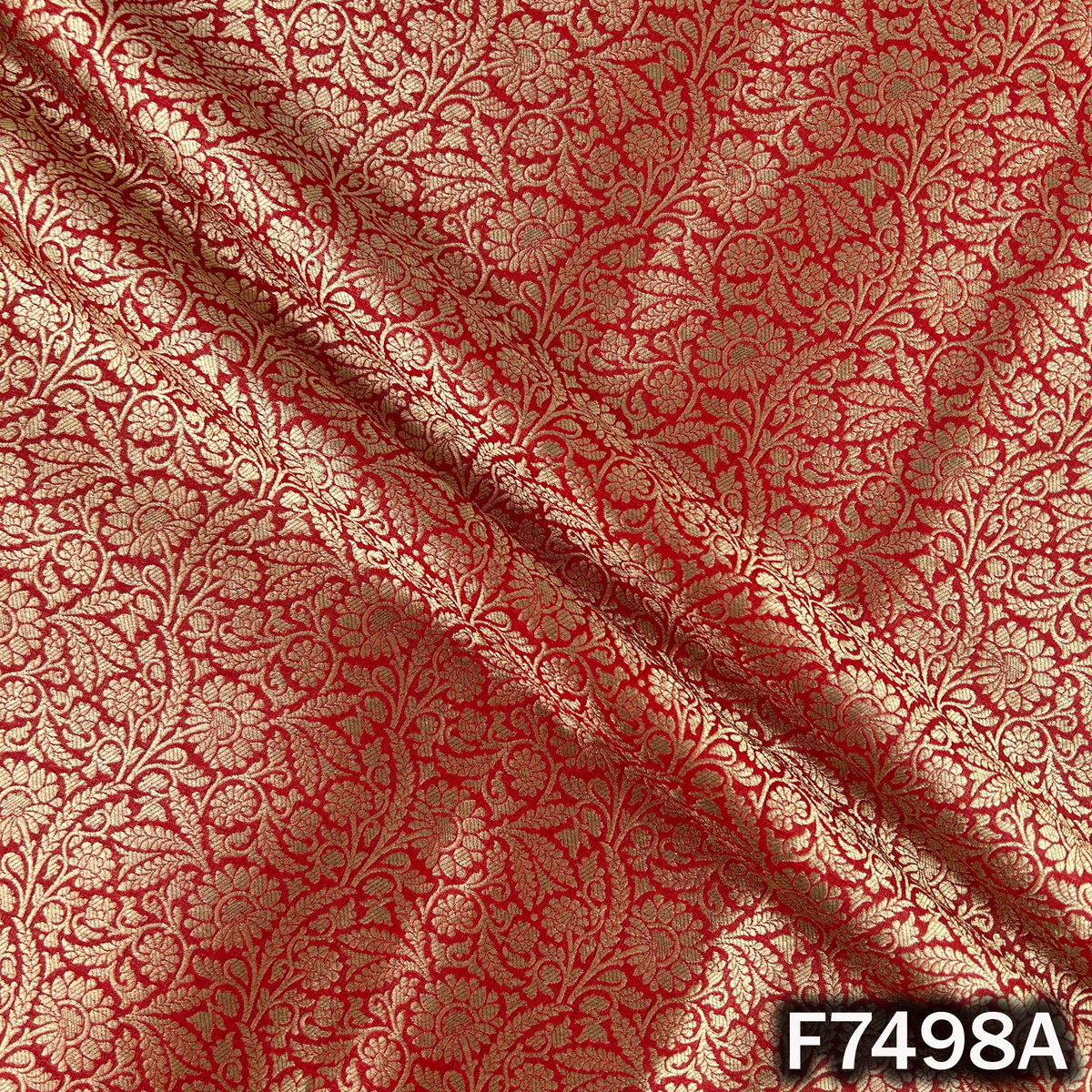 Banarasi Brocade Silk Fabric - F7498