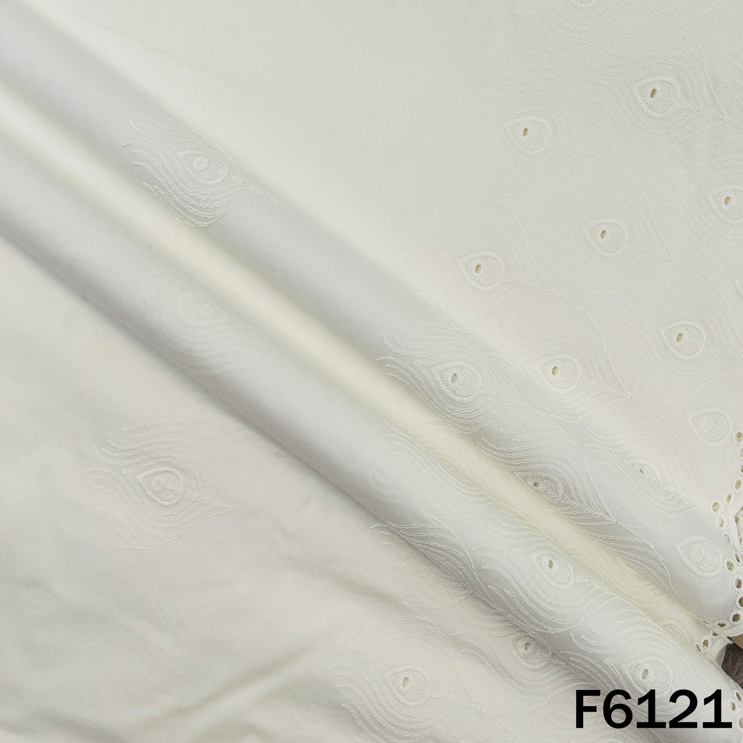 Chikankari Cotton Fabric - F6121