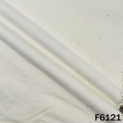 Chikankari Cotton Fabric - F6121