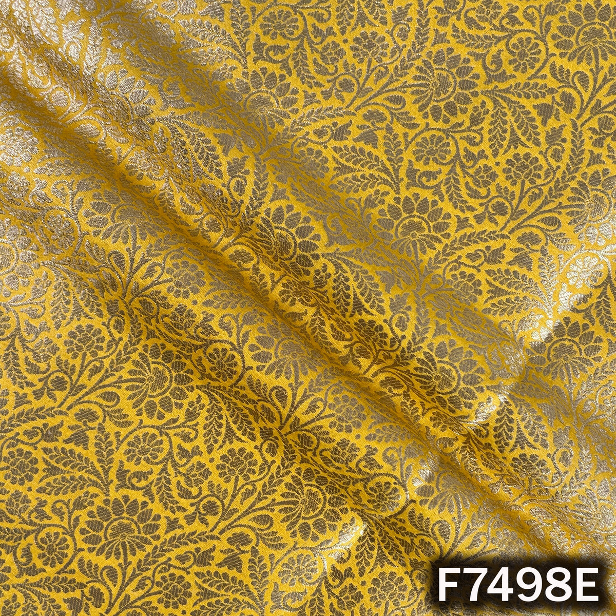 Banarasi Brocade Silk Fabric - F7498