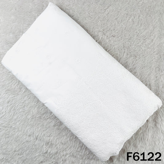 Chikankari Cotton Fabric - F6122
