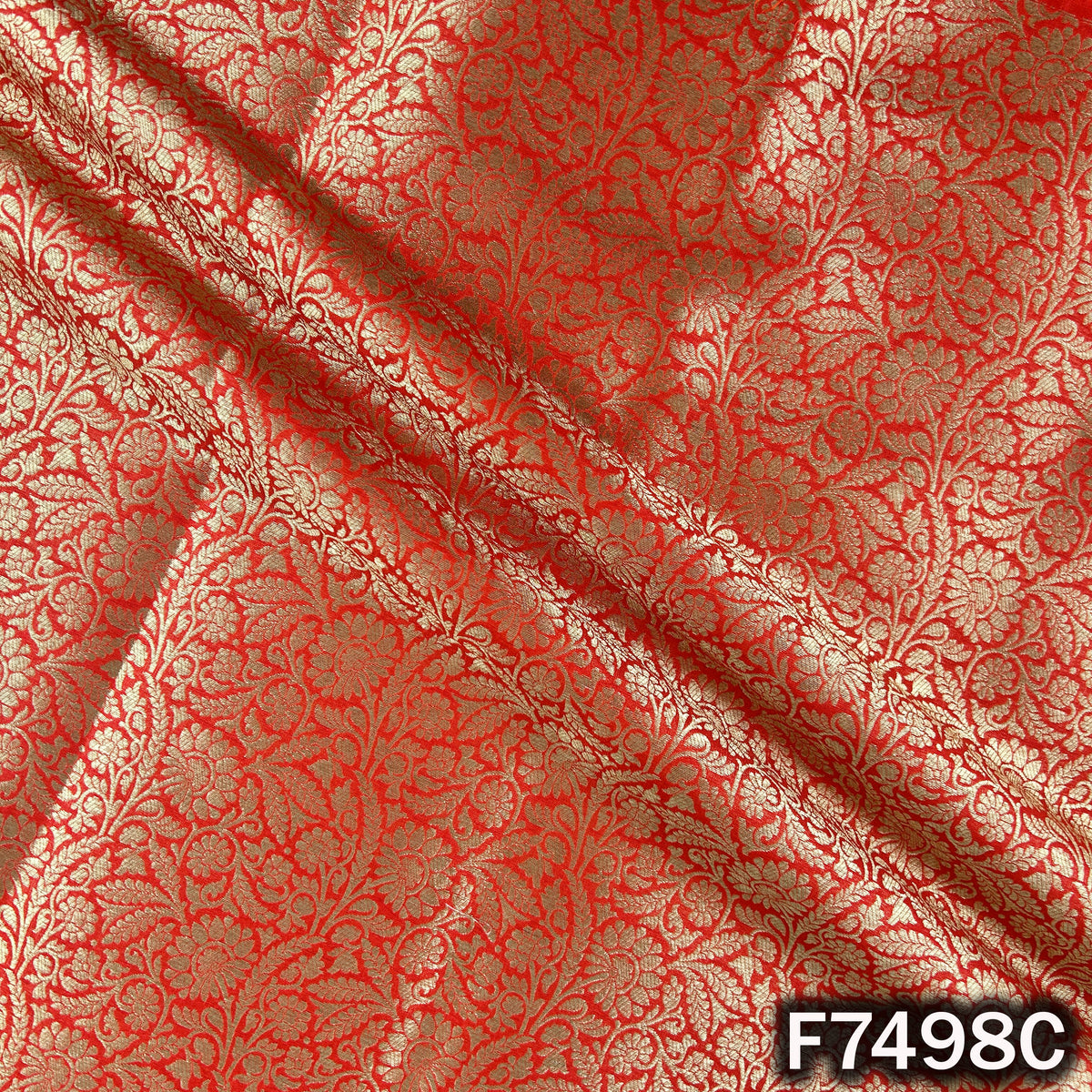 Banarasi Brocade Silk Fabric - F7498