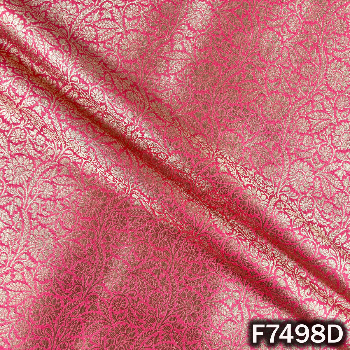 Banarasi Brocade Silk Fabric - F7498