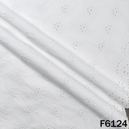 Chikankari Cotton Fabric - F6124