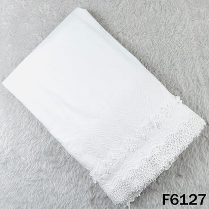 Cut Work Lace Cotton Fabric - F6127