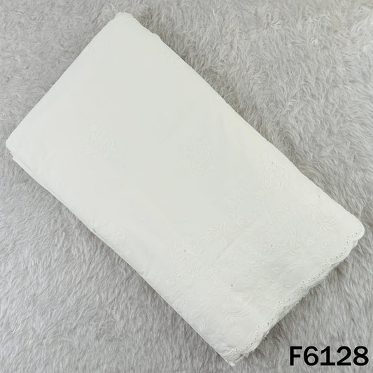 Chikankari Cotton Fabric - F6128
