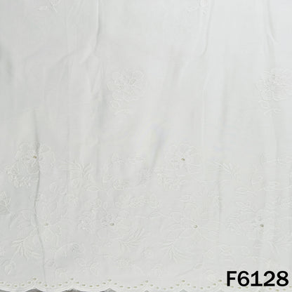 Chikankari Cotton Fabric - F6128