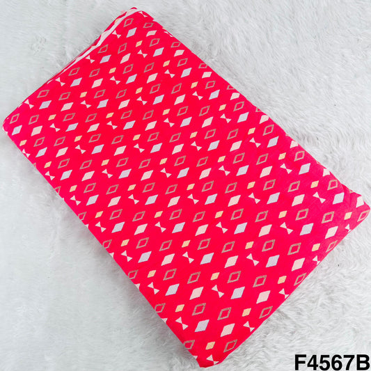 Digital Print Cambric Cotton Fabric- F4567