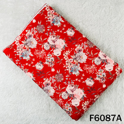 Printed Linen Cotton Fabric - F6087