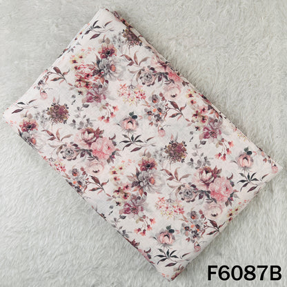 Printed Linen Cotton Fabric - F6087