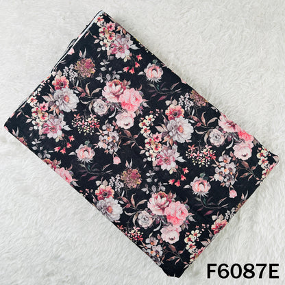 Printed Linen Cotton Fabric - F6087