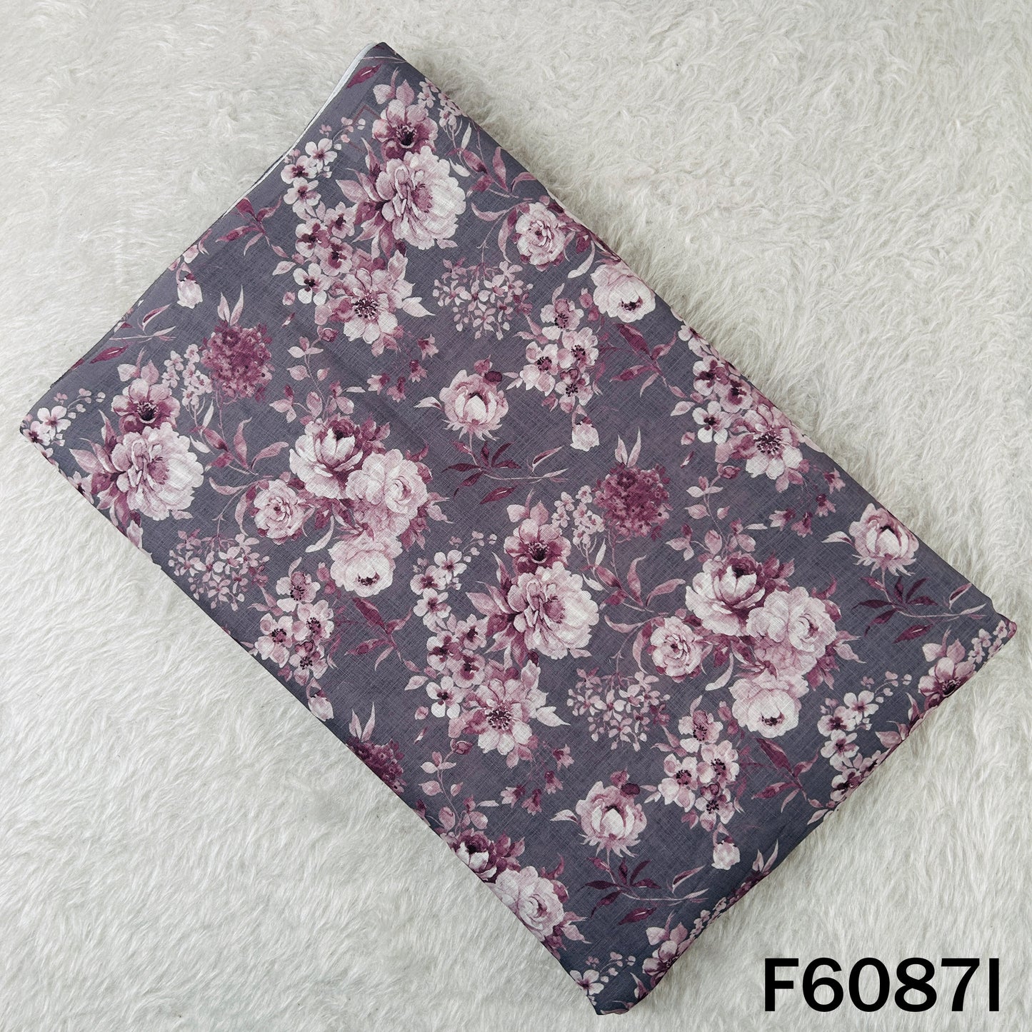 Printed Linen Cotton Fabric - F6087