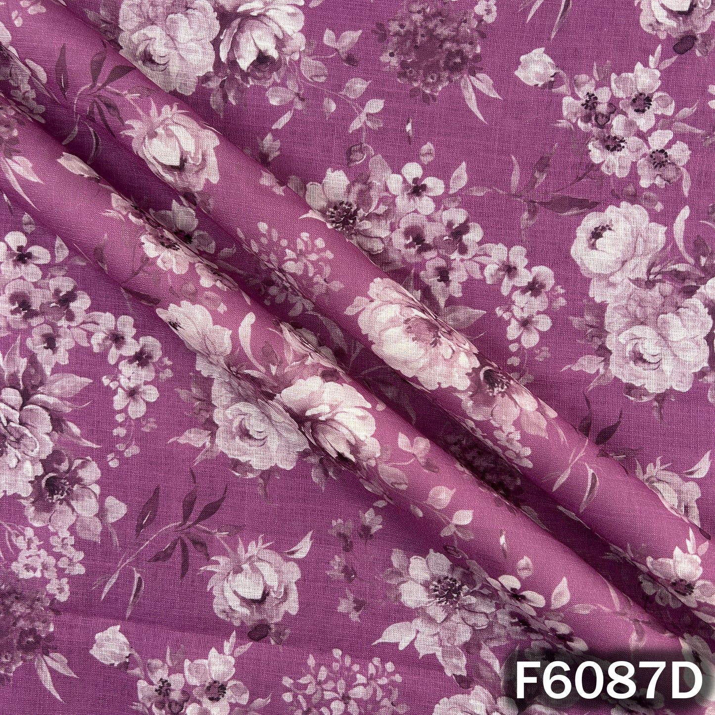 Printed Linen Cotton Fabric - F6087