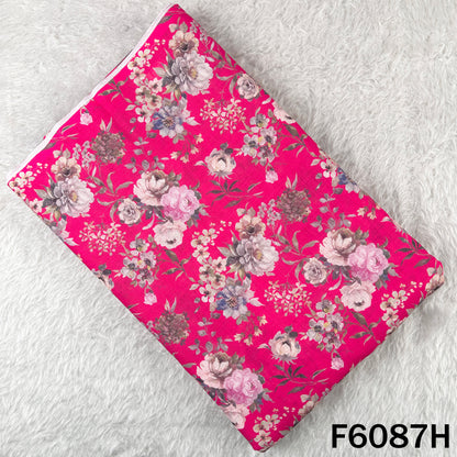 Printed Linen Cotton Fabric - F6087
