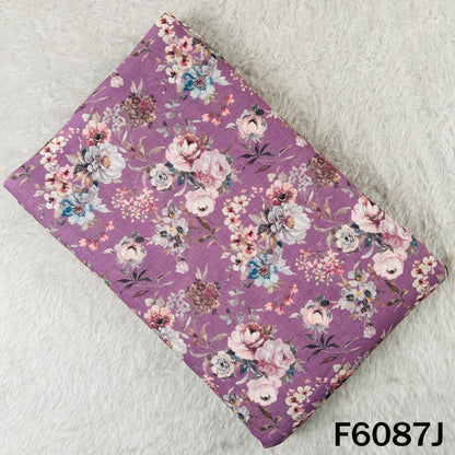 Printed Linen Cotton Fabric - F6087