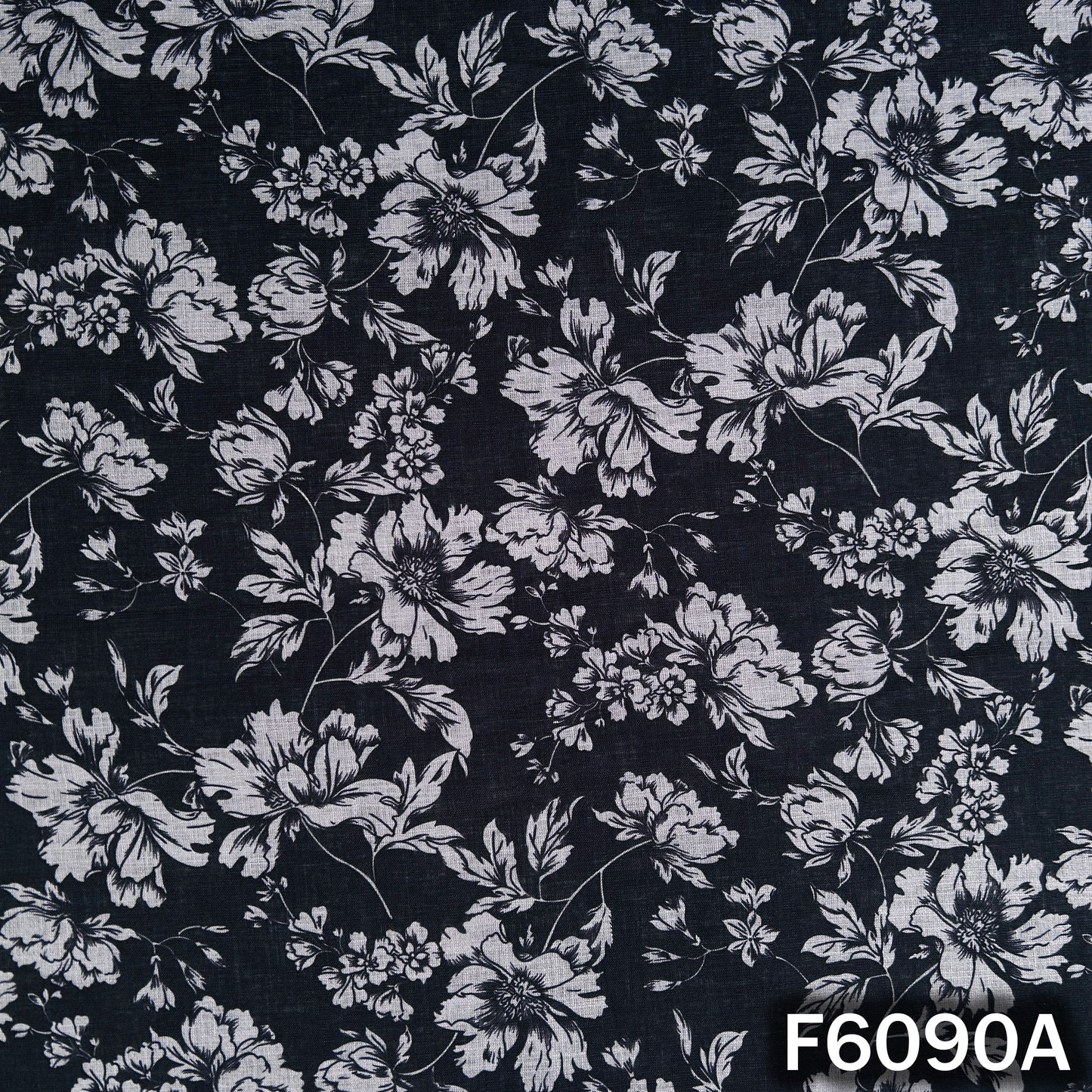 Printed Linen Cotton Fabric - F6090