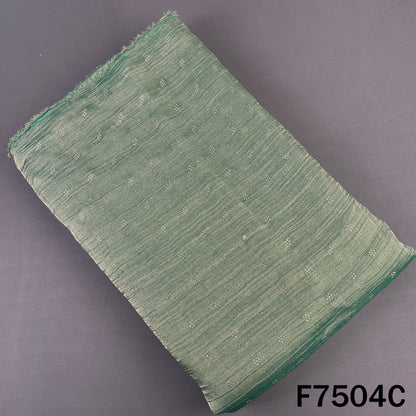 Dew Drops Work Crush Tissue Fabric - F7504