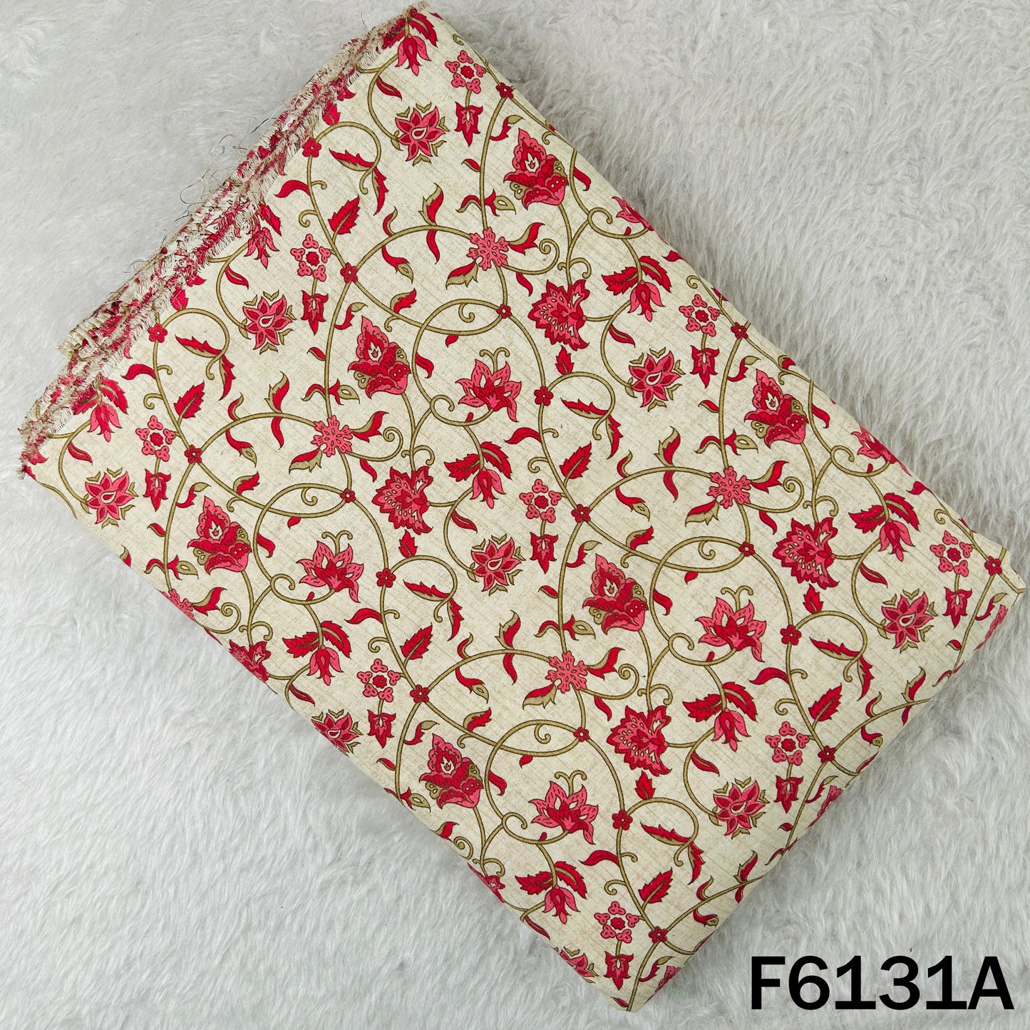 Block Print Handloom Cotton Fabric - F6131