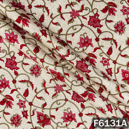 Block Print Handloom Cotton Fabric - F6131