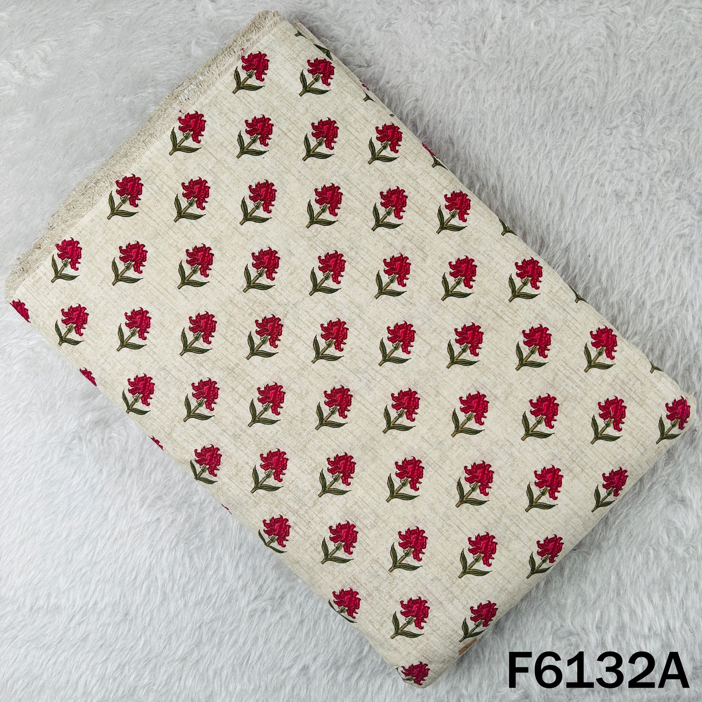 Block Print Handloom Cotton Fabric - F6132