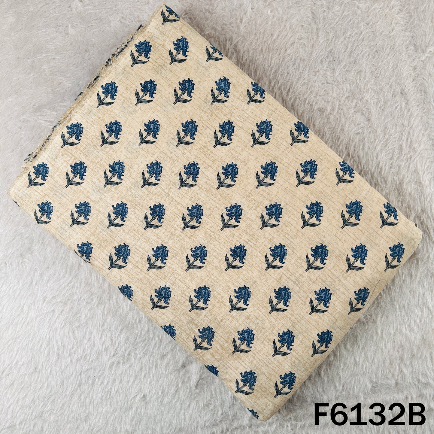 Block Print Handloom Cotton Fabric - F6132