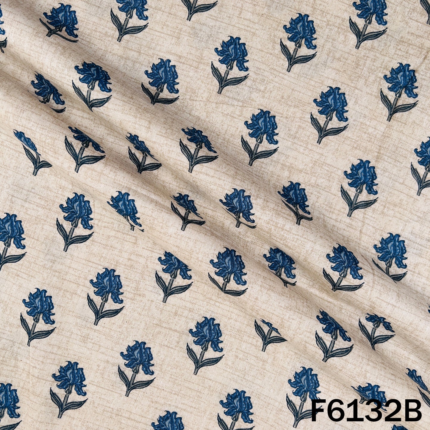 Block Print Handloom Cotton Fabric - F6132