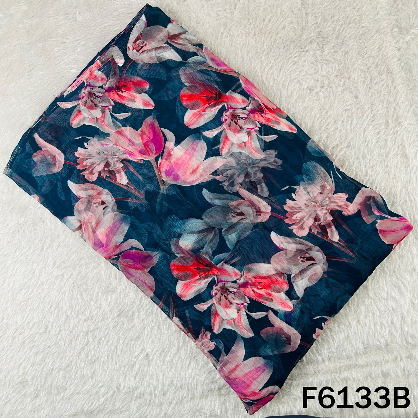 Digital Print Organza Fabric - F6133