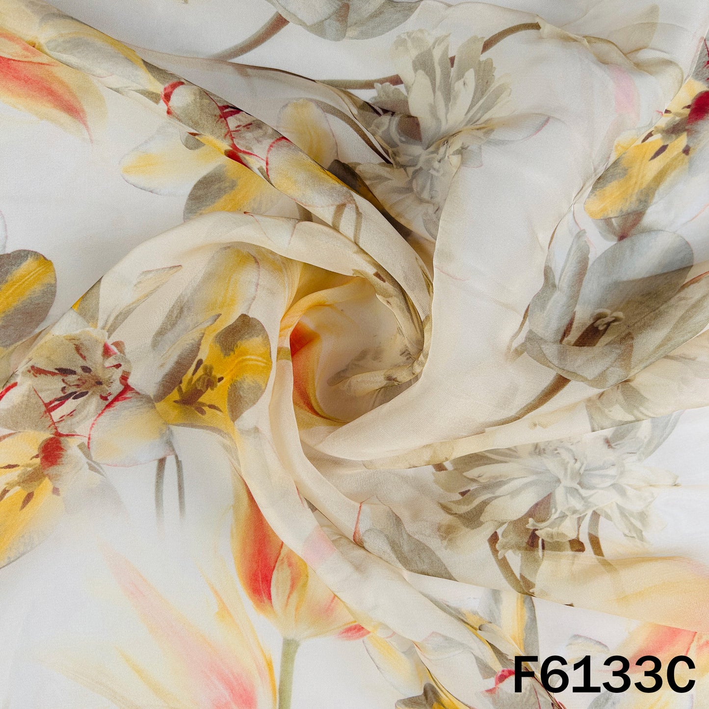 Digital Print Organza Fabric - F6133