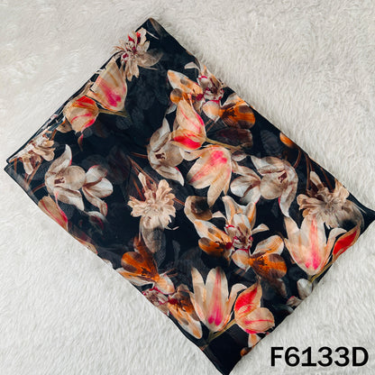 Digital Print Organza Fabric - F6133