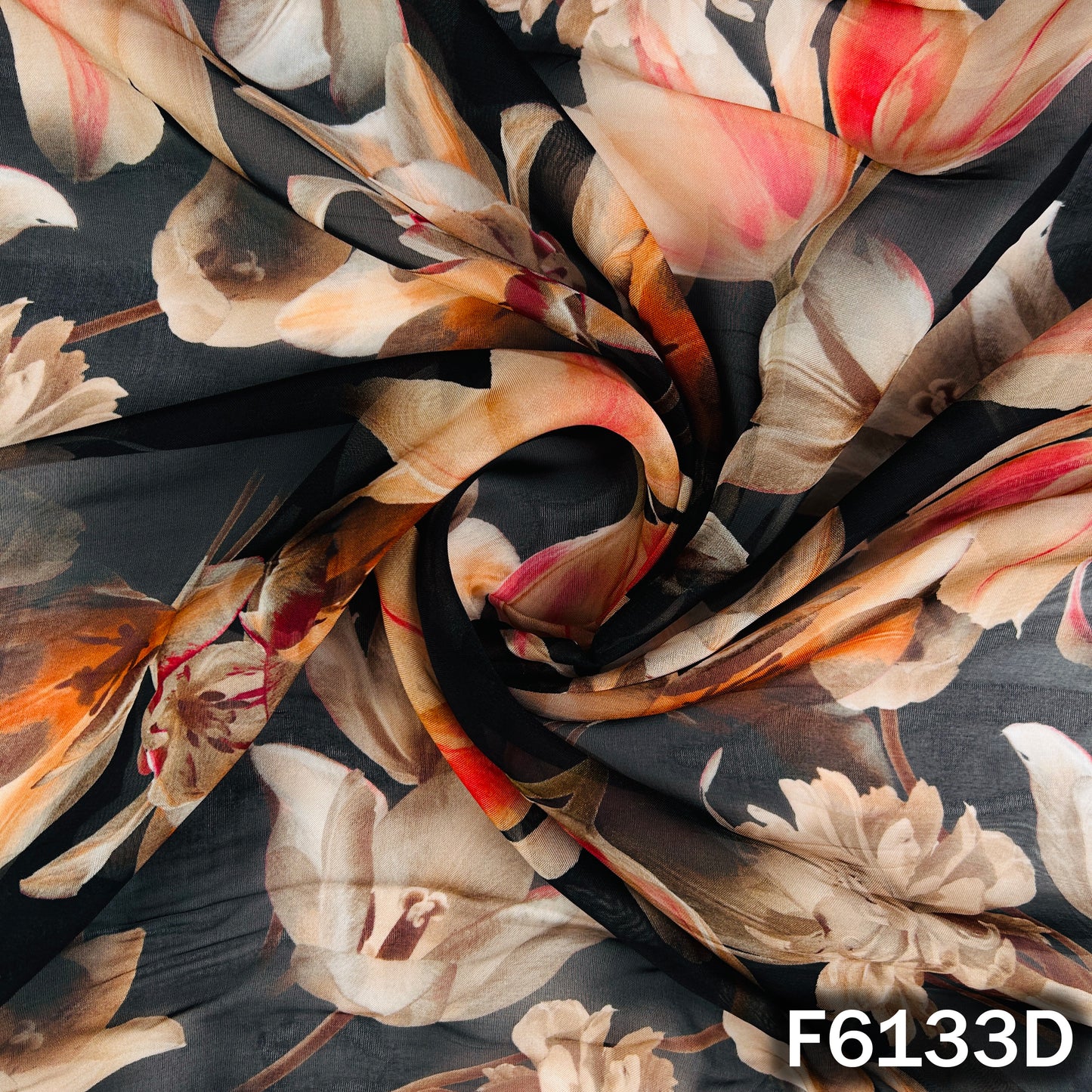 Digital Print Organza Fabric - F6133