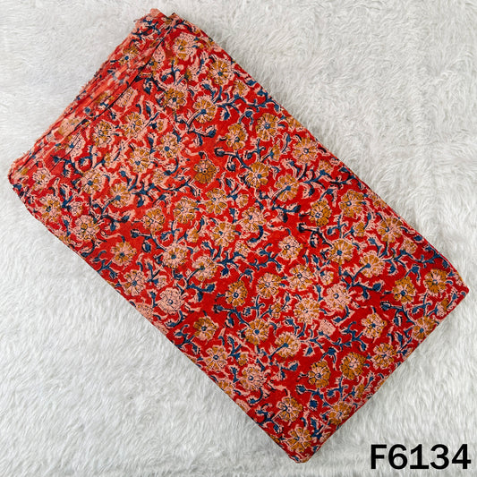 Kalamkari Print Handloom Cotton Fabric - F6134