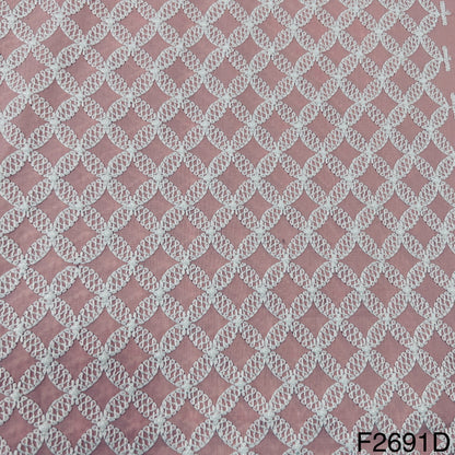 Chikankari Cotton Fabric-F2691
