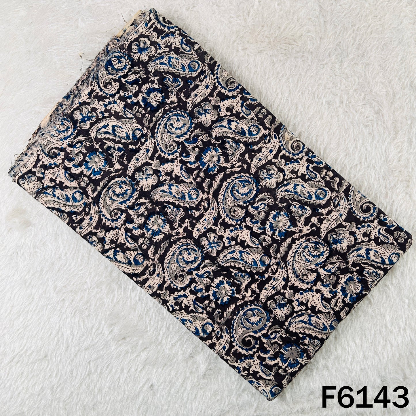 Kalamkari Print Handloom Cotton Fabric - F6143