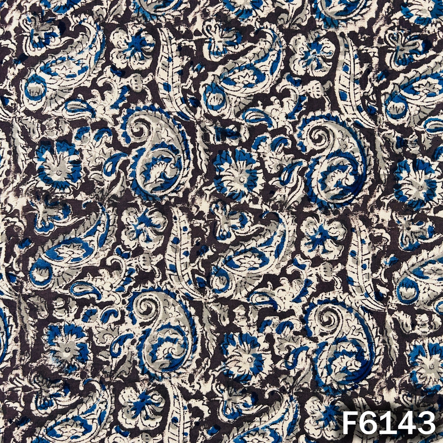 Kalamkari Print Handloom Cotton Fabric - F6143