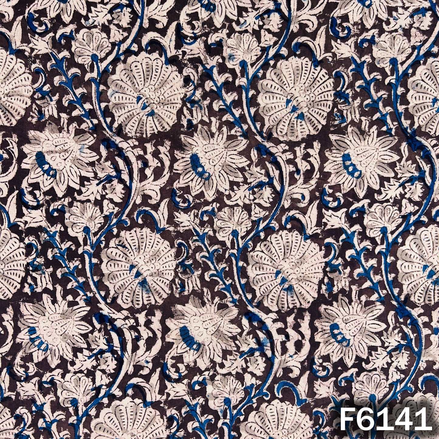 Kalamkari Print Handloom Cotton Fabric - F6141
