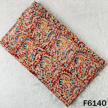 Kalamkari Print Handloom Cotton Fabric - F6140