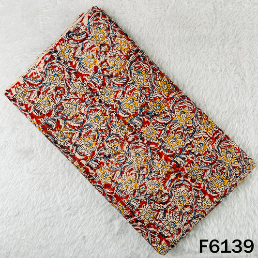 Kalamkari Print Handloom Cotton Fabric - F6139