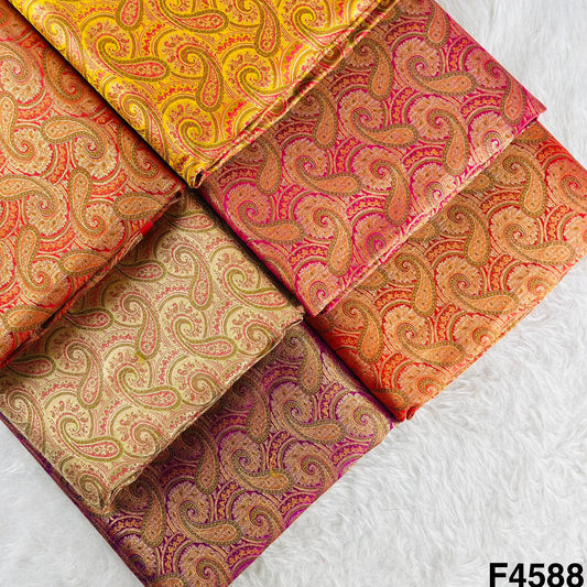 Self Jacquard Brocade Fabric- F4588