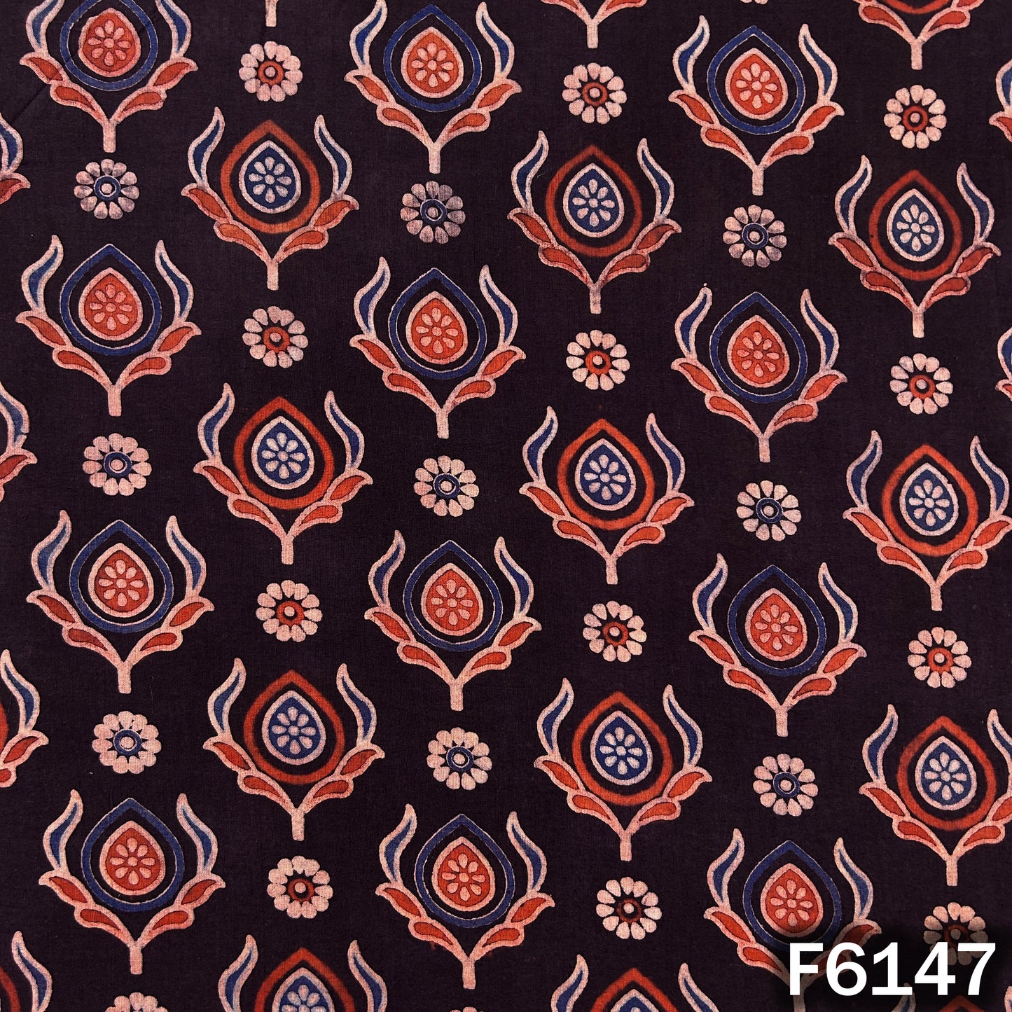 Dabu Print Modal Cotton Fabric - F6147