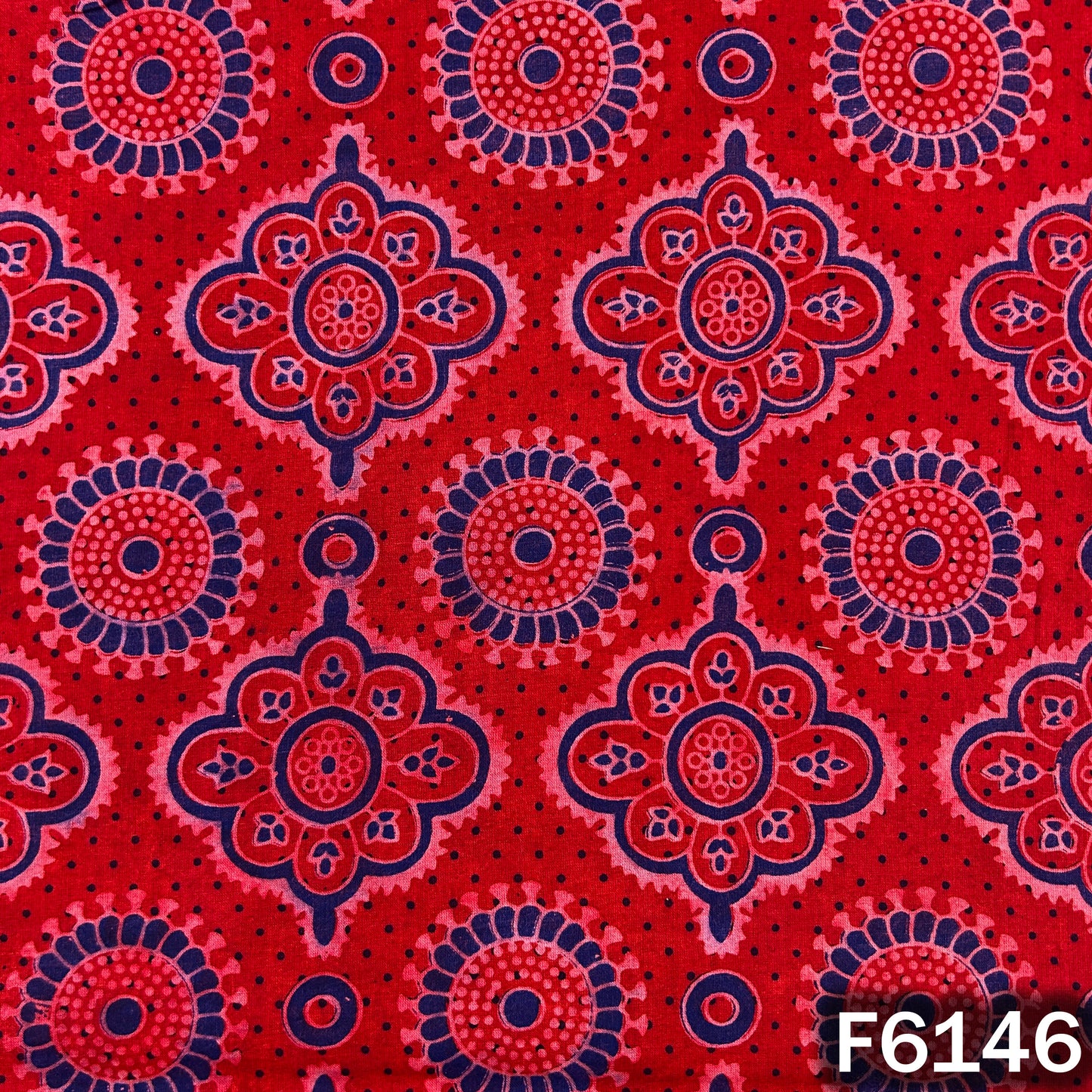 Dabu Print Modal Cotton Fabric - F6146