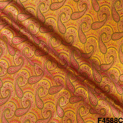 Self Jacquard Brocade Fabric- F4588