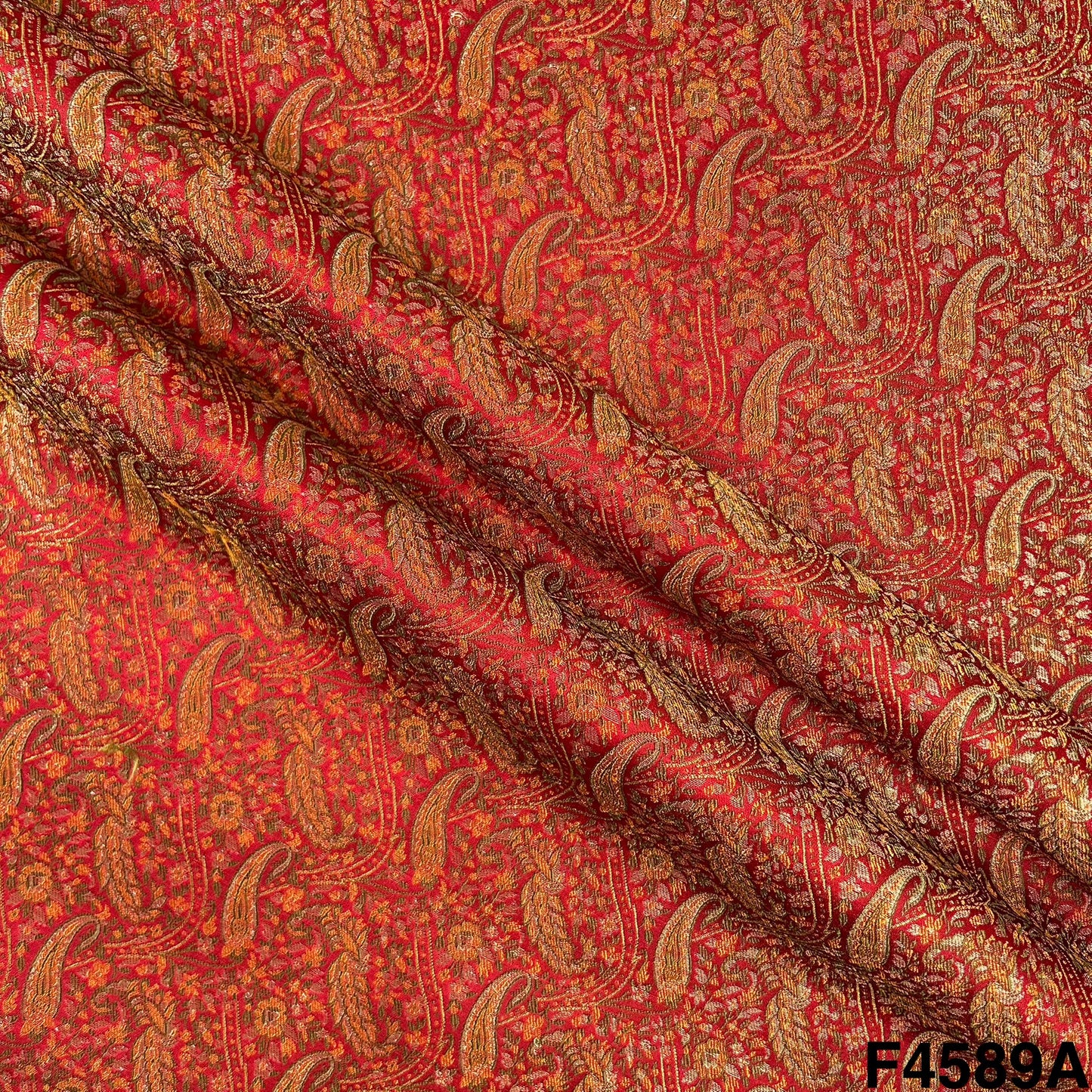 Self Jacquard Brocade Fabric- F4589