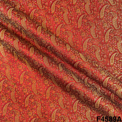 Self Jacquard Brocade Fabric- F4589