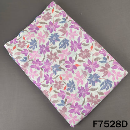 Printed Linen Cotton Fabric - F7528